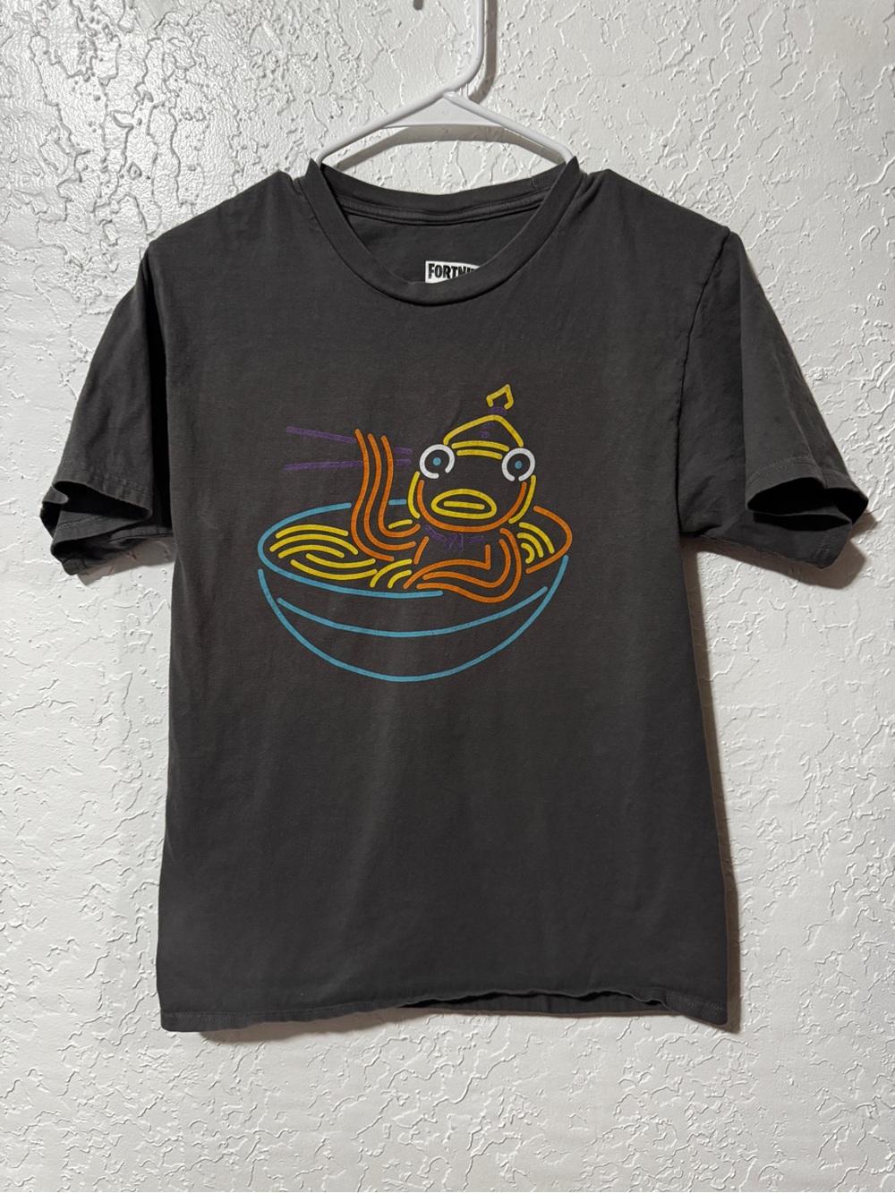 Fortnite Neon Fishstick Ramen Mens Graphic Tee